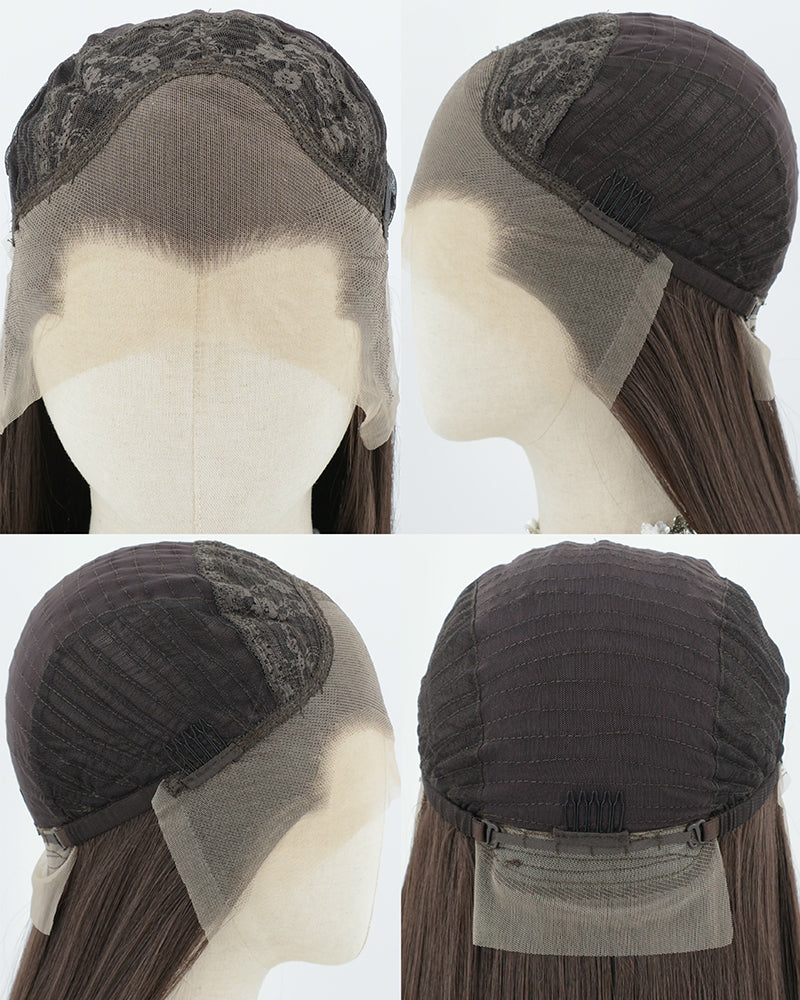 Green Wavy Joker Cosplay Synthetic Lace Front Wig