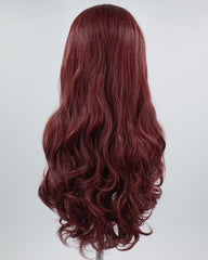 Blonde Mixed Wine Red Synthetic Lace Front Wig WW641