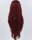 Blonde Wine Red Synthetic Lace Front Wig WW882