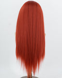 Yaki Red Synthetic Lace Front Wig WW1059
