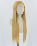 Yellow Blonde Synthetic Lace Front Wig WW871