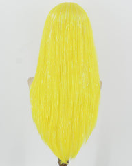 Yellow Tinsel Synthetic Wig HW847