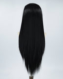 Black Straight Long Synthetic Lace Front Wig WW263