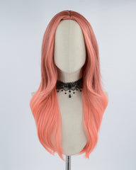 Ombre Pink Streaked Synthetic Wig HW193