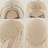 Brown Curly Wefted Cap Synthetic Wig HH003