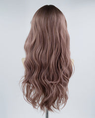 Ombre Pink Wavy Synthetic Wig HW075