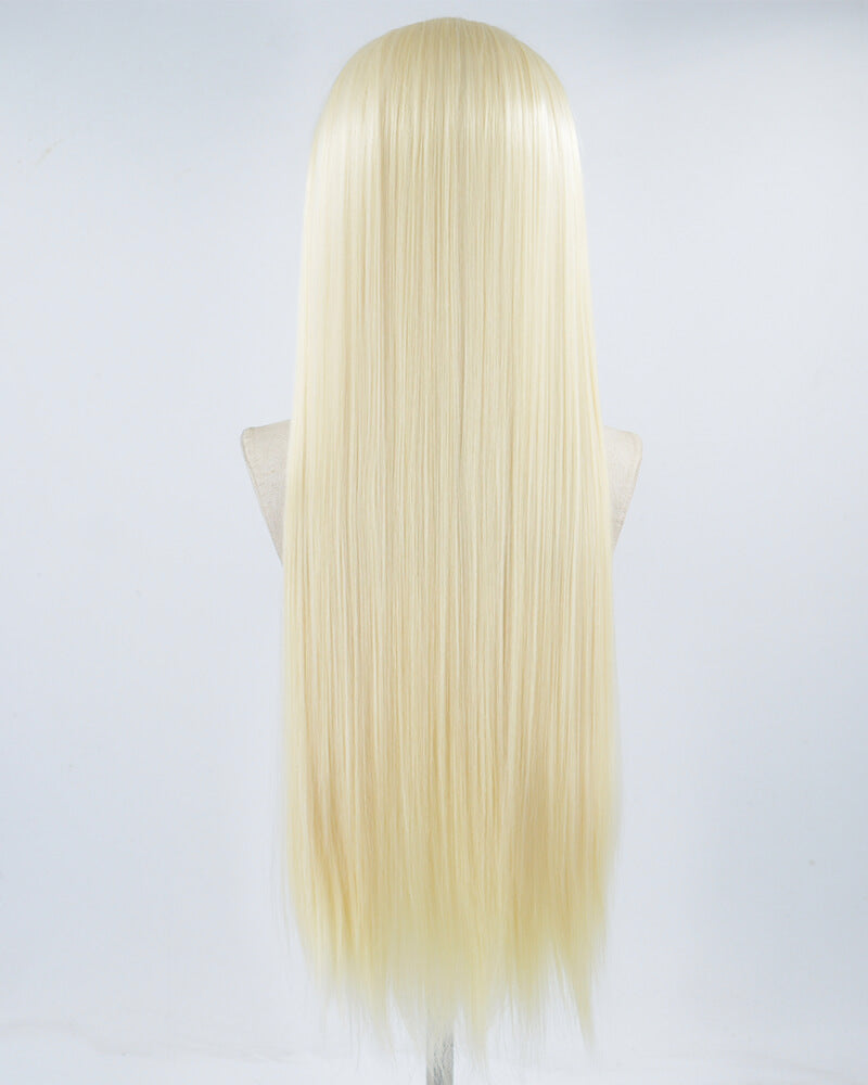 30 Inch Blonde 613 Synthetic Lace Front Wig WW326