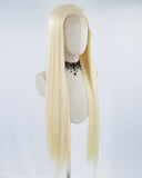 30 Inch Blonde 613 Synthetic Lace Front Wig WW326