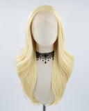613 Blonde Wavy Synthetic Lace Front Wig WW501