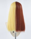 Half 613 Half Red Synthetic Wig HW144