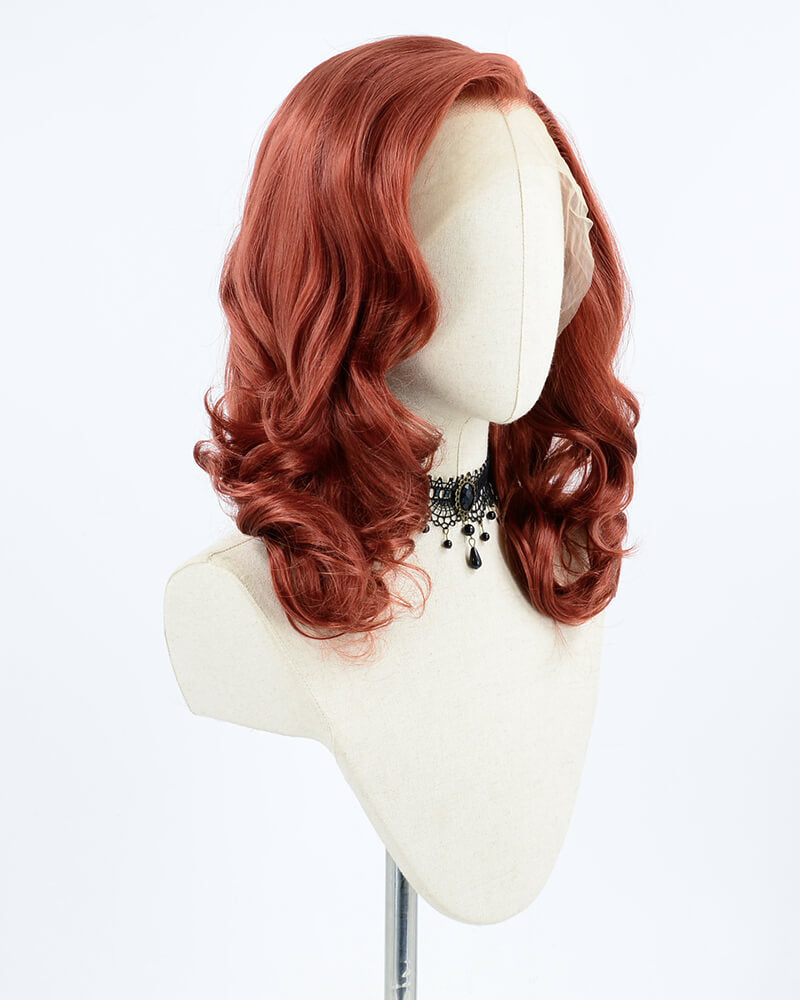 Short auburn lace front wig clearance
