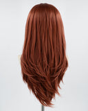 Auburn Red Straight Synthetic Lace Front Wig WW159