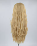 Brown Curly Wefted Cap Synthetic Wig HH003