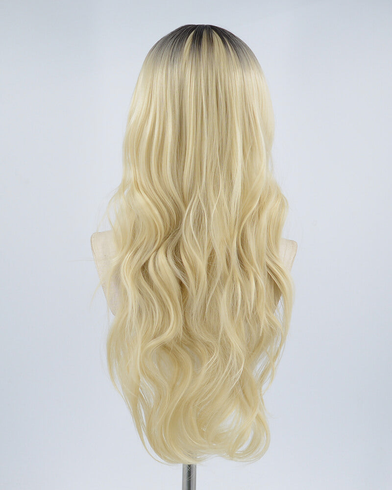Ombre Blonde Synthetic Wig HH030