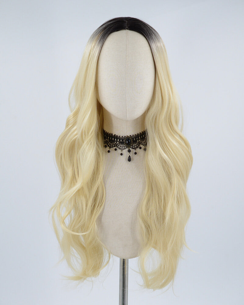 Ombre Blonde Synthetic Wig HH030