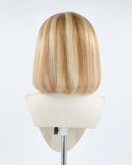 Blonde Brown Short Bob Human Hair Wig HT031