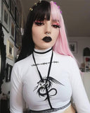 Half Pink Half Black Hard Front Wig HW014