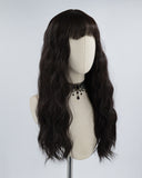 Black Hard Front Wig HW023