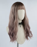 Ombre Pink Hard Front Wig HW031