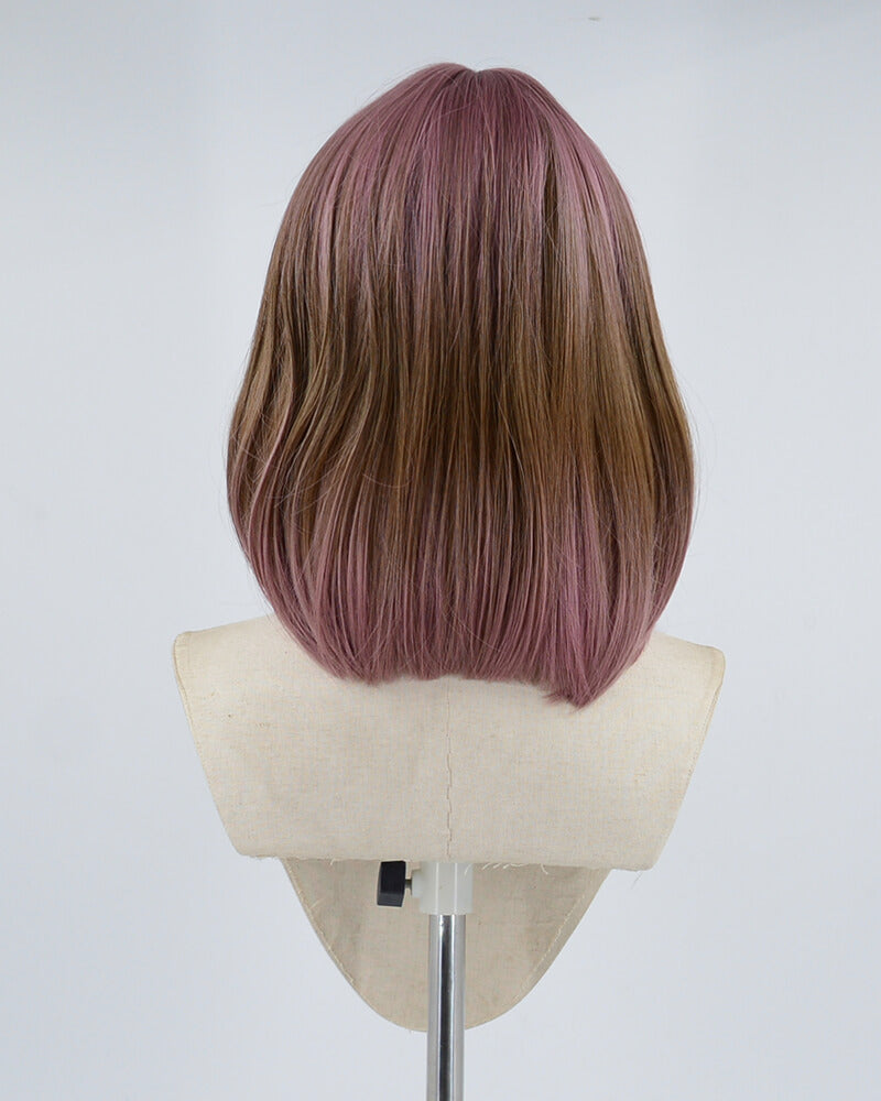 Pink Ombre Hard Front Wig HW034