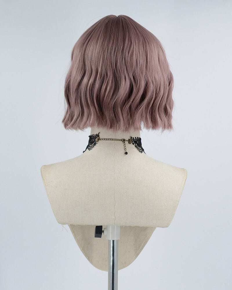 Pink Wavy Hard Front Wig HW035