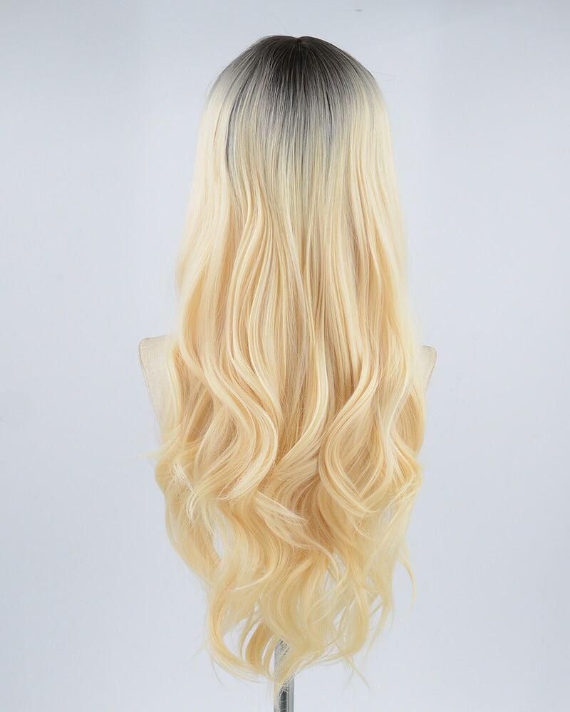 Ombre Blonde Hard Front Wig HW055