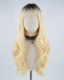 Ombre Blonde Hard Front Wig HW055