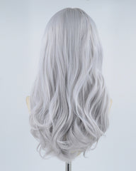 Grey Hard Front Wigs HW056