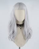 Grey Hard Front Wigs HW056