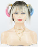 Birds of Prey Harley Quinn Synthetic Lace Front Wig WW277