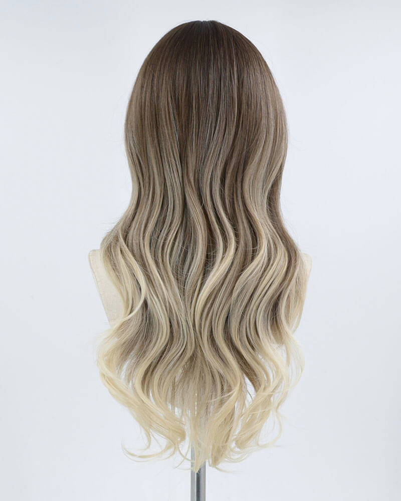 Ombre Brown Blonde Synthetic Wig HW149