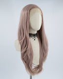 Dusty Rose Gold Synthetic Lace Front Wig WT062