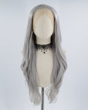 Grey Synthetic Lace Front Wig WT181