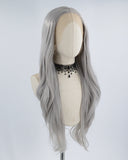 Grey Synthetic Lace Front Wig WT181