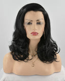 Black Wavy Synthetic Lace Front Wig WW250