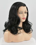 Black Wavy Synthetic Lace Front Wig WW250