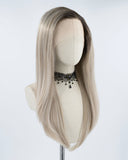 Ash Ombre Blonde Synthetic Lace Front Wig WW339
