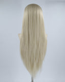 Ash Blonde Straight Synthetic Lace Front Wig WT220