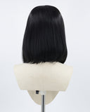 Short Black Synthetic Lace Front Wigs WT015