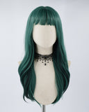 Green Black Synthetic Wig HW218