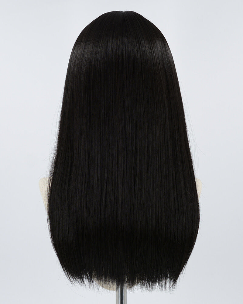Black Grey Synthetic Wig HW119