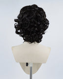 Short Black Curly Synthetic Lace Front Wig WW423