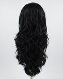 Long Black Synthetic Lace Front Wig WT029