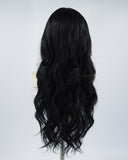 Black Wavy Synthetic Wig HW214