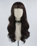 Long Black Wavy Synthetic Wig HW151