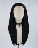 Black Synthetic Lace Front Wig WW471