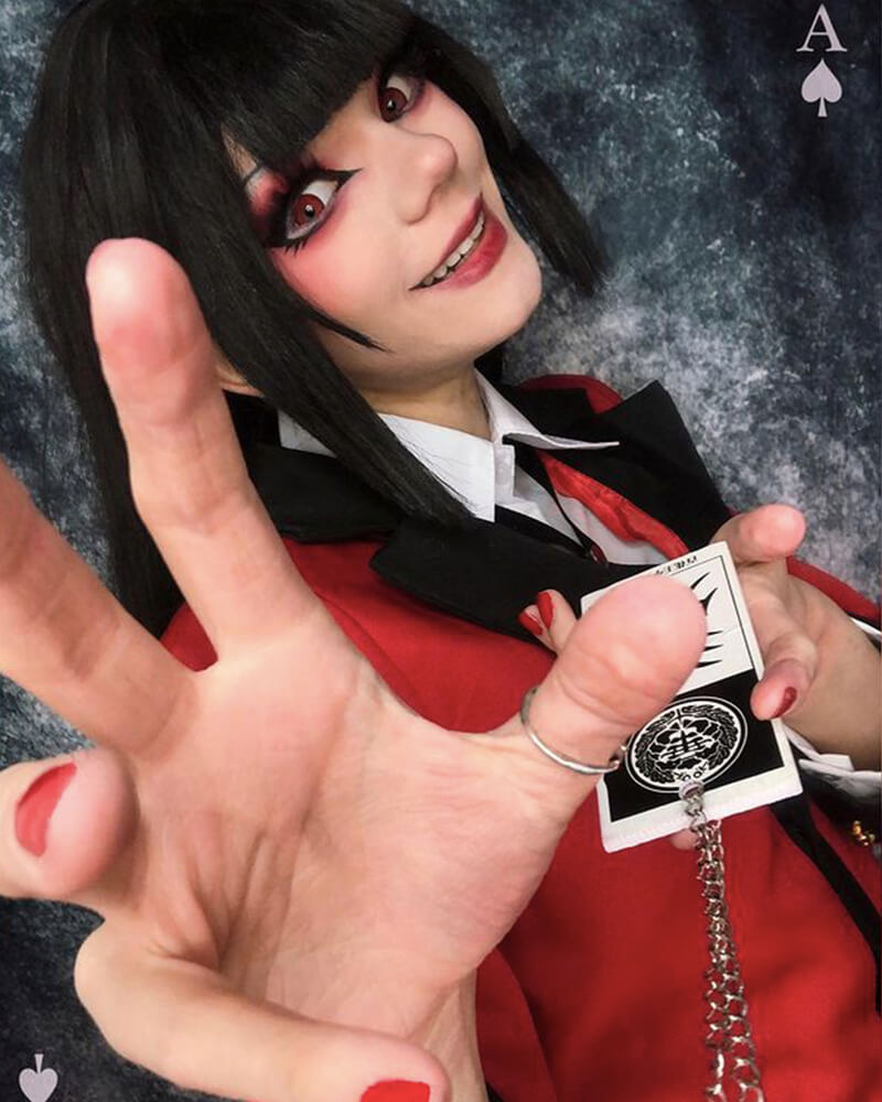 Long Black Hard Front Wig HW013