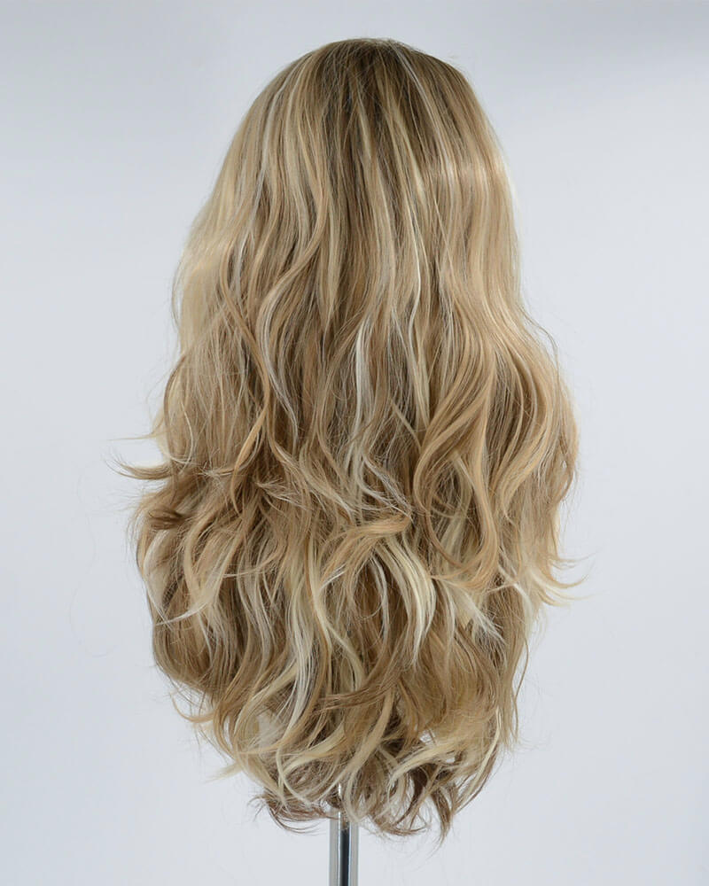 Blonde Wavy Synthetic Wig HW178