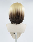 Short Bob Blonde Ombre Synthetic Lace Front Wig WW388