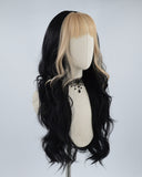 Blonde Black Synthetic Wig HW210